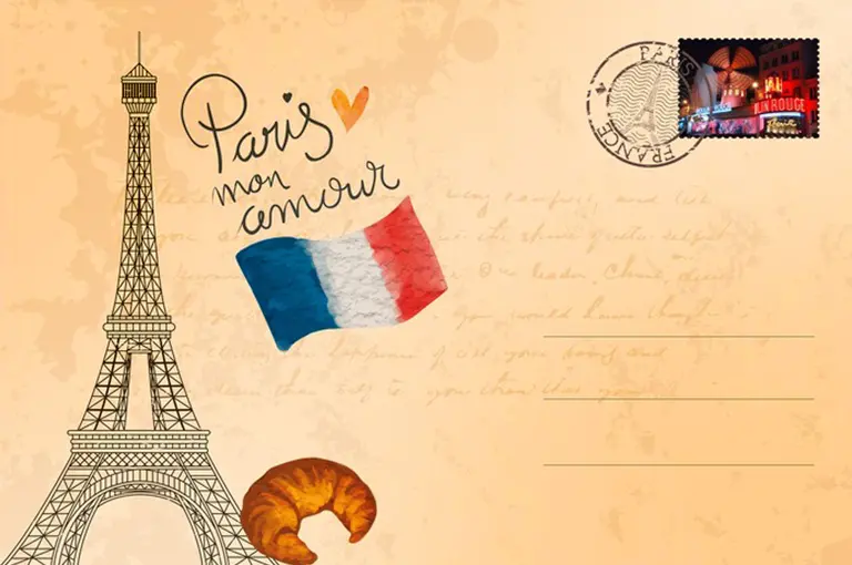 Pohľadnica z Paríža